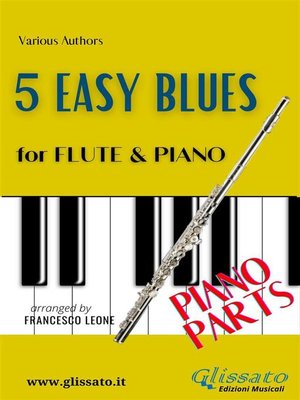 cover image of 5 Easy Blues--Flute & Piano (Piano parts)